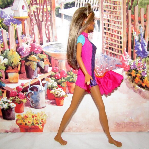 BARBIE + JET SKI + SHARK, CLOTHES, 1978 TAN BARBIE w BEAUTIFUL STREAKED HAIR EUC - Picture 4 of 12